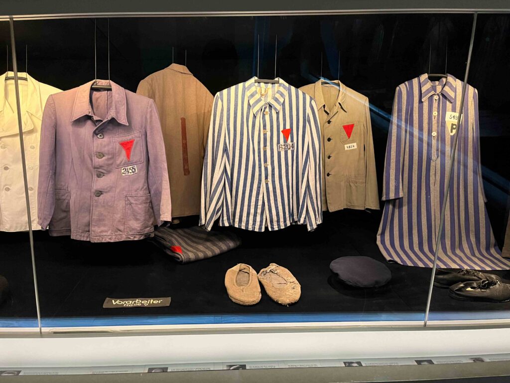 Inmates Uniforms in Buchenwald Concentration Camp